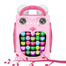 Load image into Gallery viewer, EARISE K25P Karaoke Machine for Kids Girls, Karaoke System Set with 2 Microphones