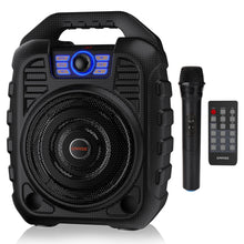 Load image into Gallery viewer, EARISE T26 Karaoke Machine Bluetooth Speaker with Wireless Microphone, Lightweight for Outdoors